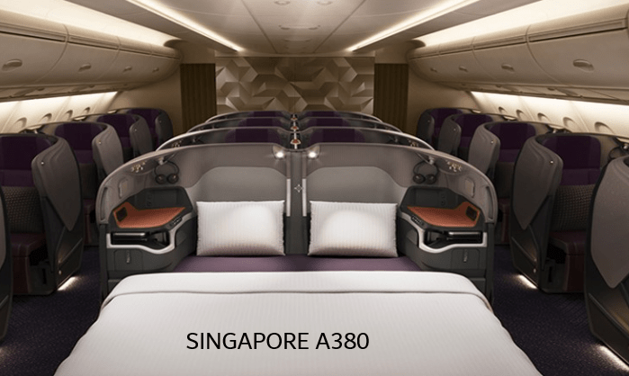 singapore a380 business class